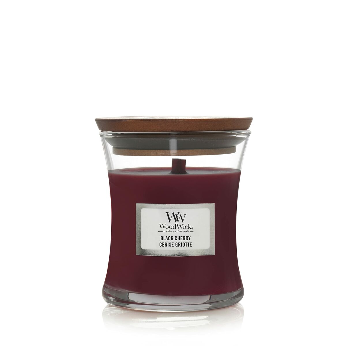 Candela Profumata WoodWick – Black Cherry 275g