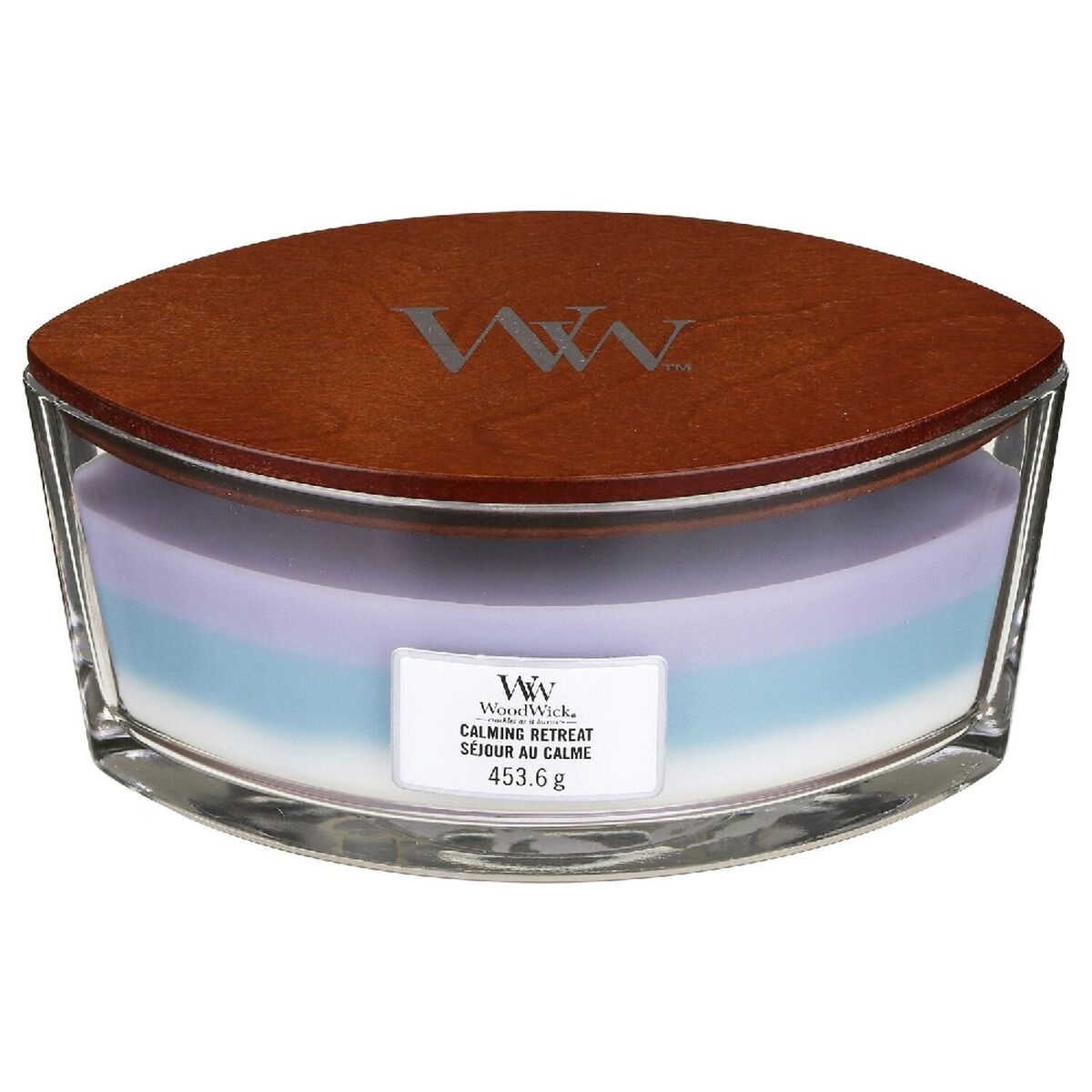 Candela Profumata WoodWick Trilogy - Calming Retreat 453 g