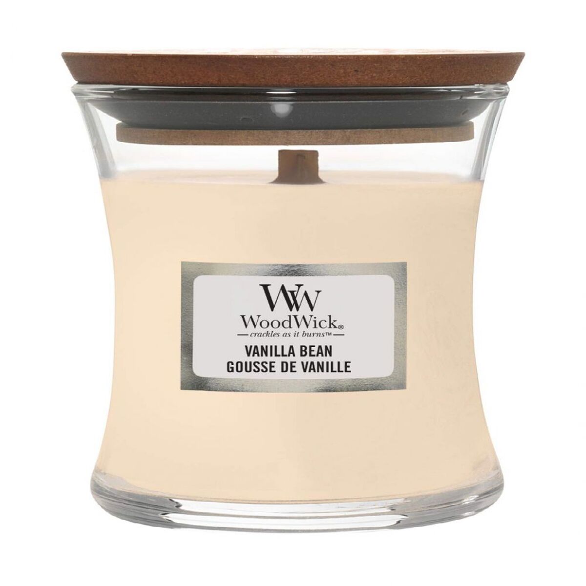 Candela Profumata Woodwick Mini Hourglass Candles 85 g Vanilla Bean