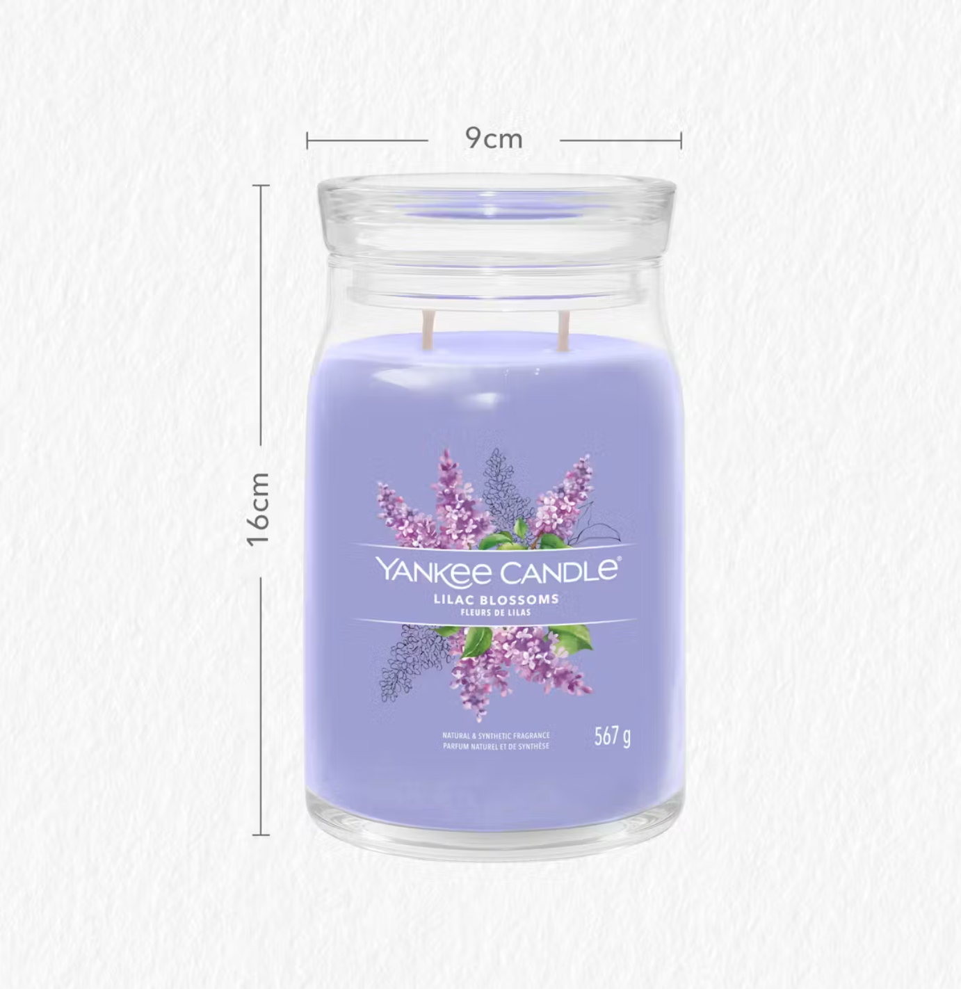 Candela Profumata Yankee Candle Signature Large Jar - Lilac Blossom 567 g
