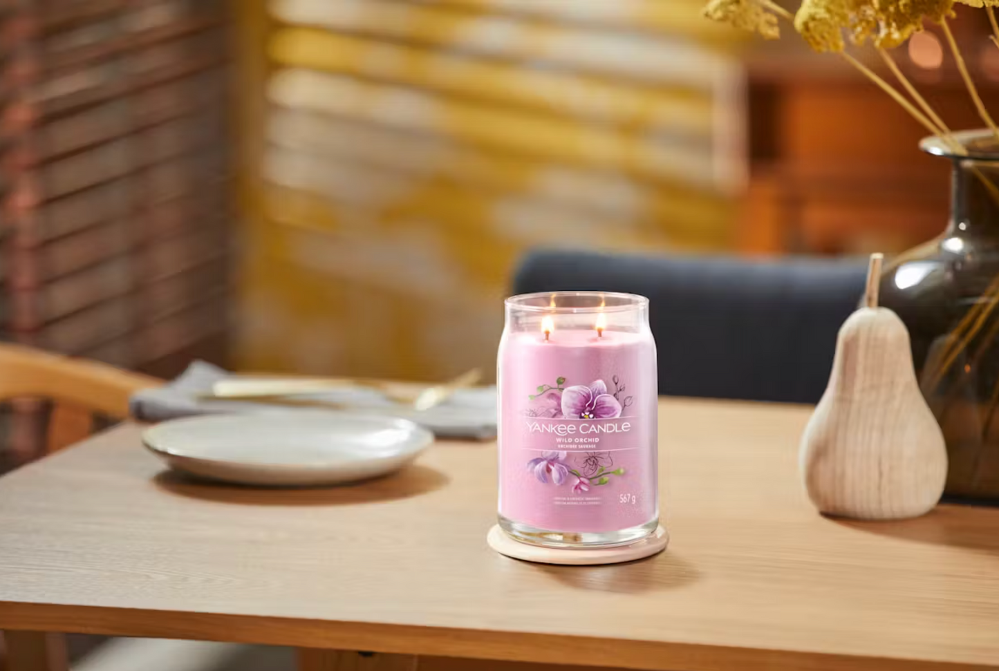 Candela Profumata Yankee Candle Signature Large Jar - Wild Orchid 567 g