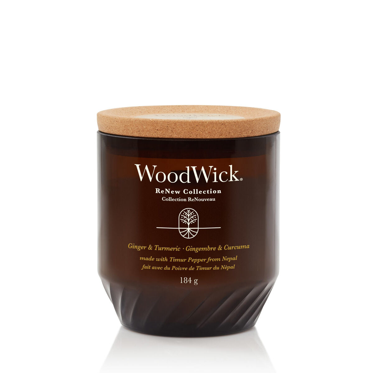 Candela Profumata WoodWick ReNew- Ginger & Turmeric 368g