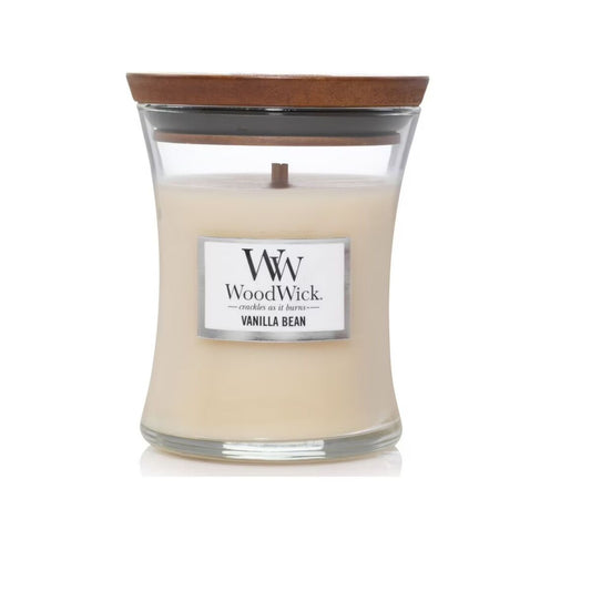 Candela Profumata Woodwick – Vanilla Bean (275 g)
