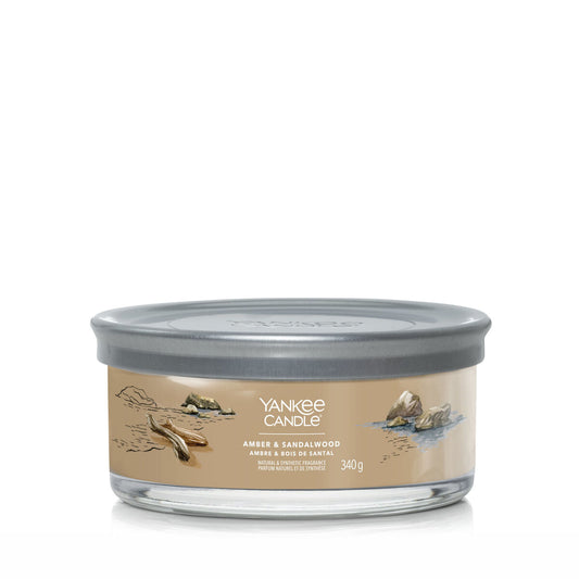 Candela Profumata Yankee Candle - Amber & Sandalwood 340 g