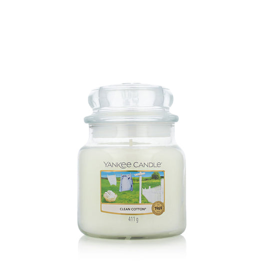 Candela Profumata Yankee Candle - Clean Cotton 411 g
