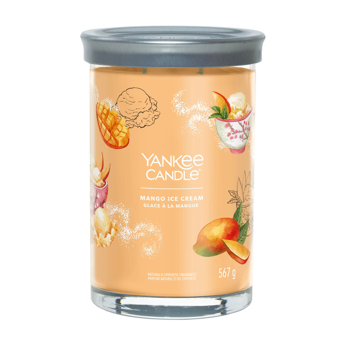 Candela Profumata Yankee Candle - Mango Ice Cream 567 g