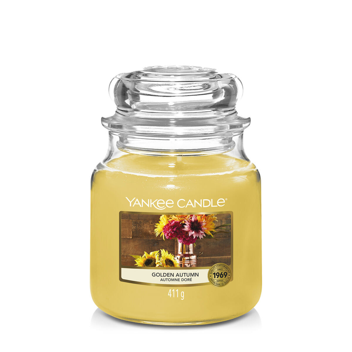 Candela Profumata Yankee Candle Golden Autumn 411 g 
