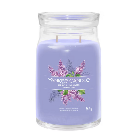 Candela Profumata Yankee Candle Signature Large Jar - Lilac Blossom 567 g