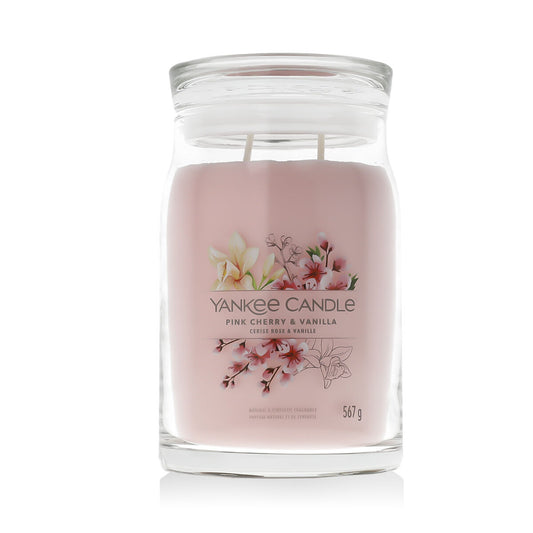 Candela Profumata Yankee Candle Signature Large Jar - Pink Cherry & Vanilla 567 g