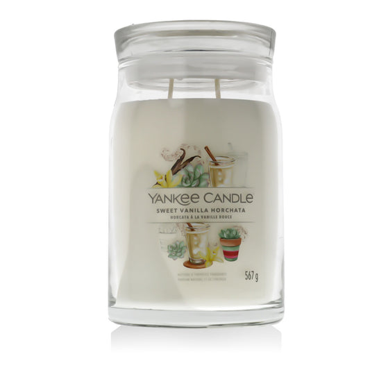 Sweet Vanilla Horchata Yankee Candle Signature Large Jar 567 g
